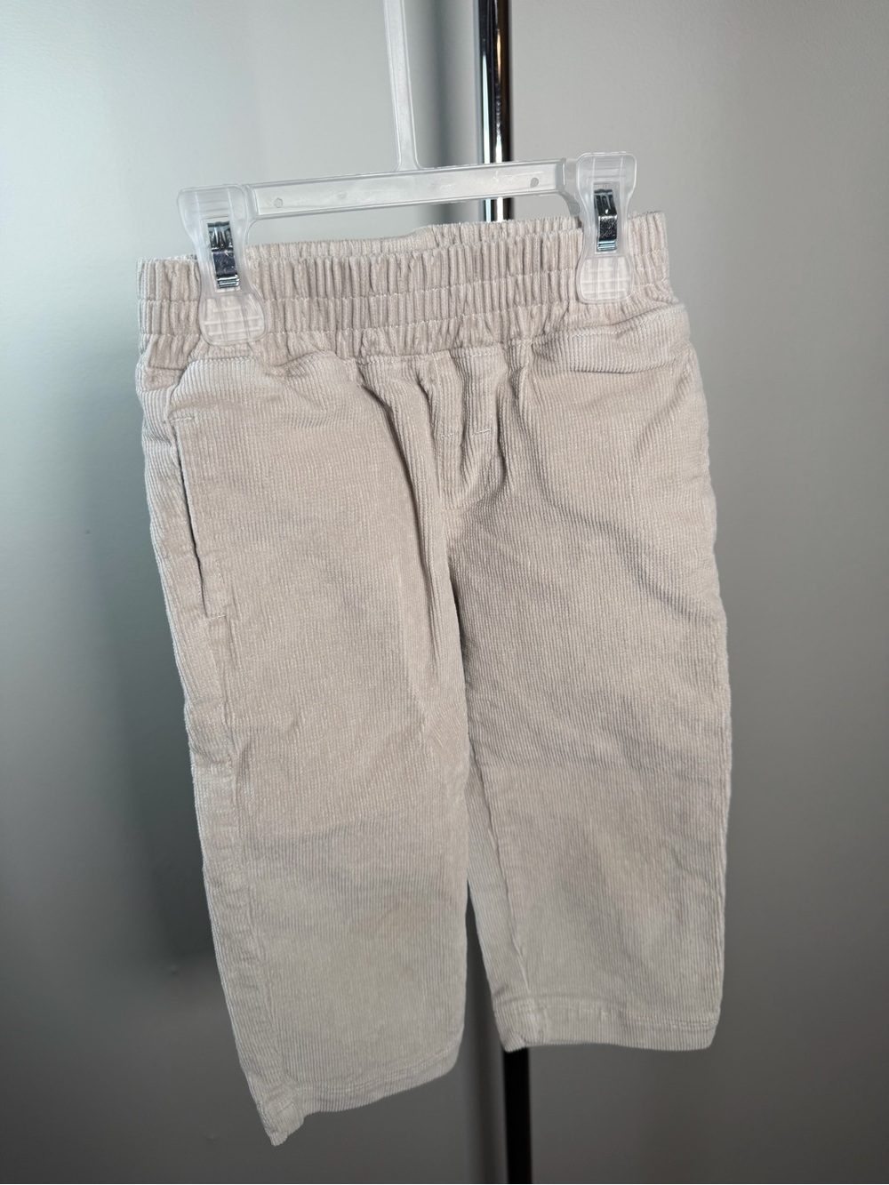 The Beaufort Bonnet Compnay Cream Corduroy Elastic-Waist Pants